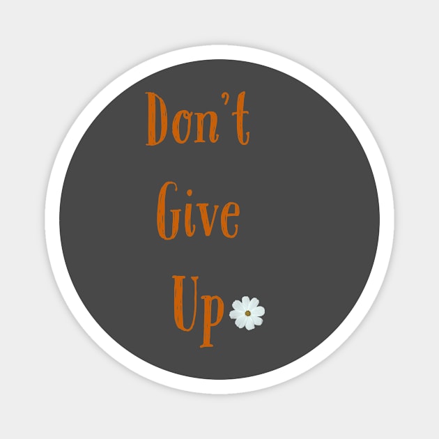 Don't Give Up - Baby-Bodysuit  - Onesies for Babies - Onesie Design Magnet by Onyi